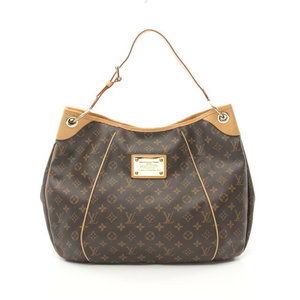 Louis Vuitton Galliera GM Shoulder Bag Leather Monogram Brown
